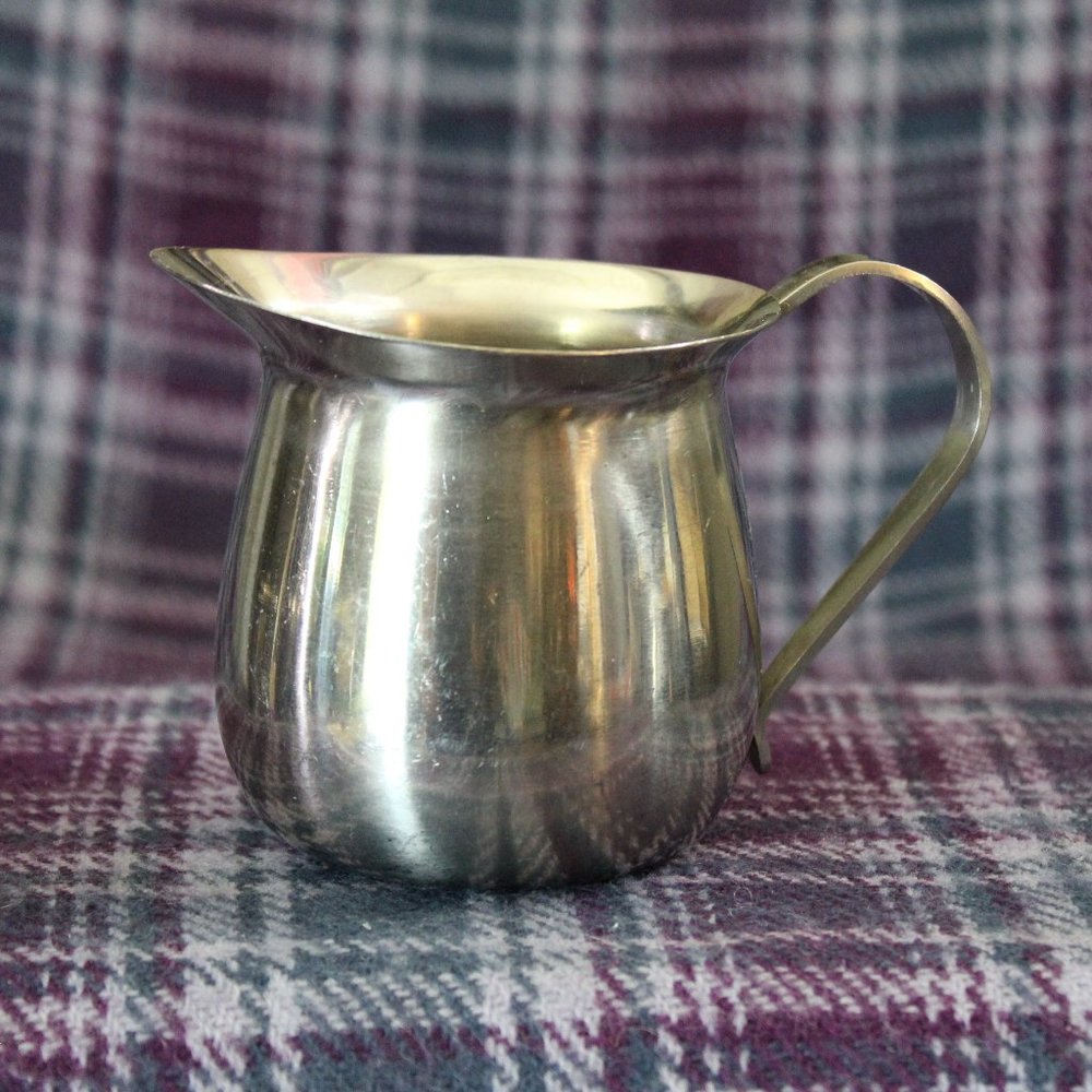 Vintage Stainless Steel Restaurant Ware Small  Pitcher Creamer